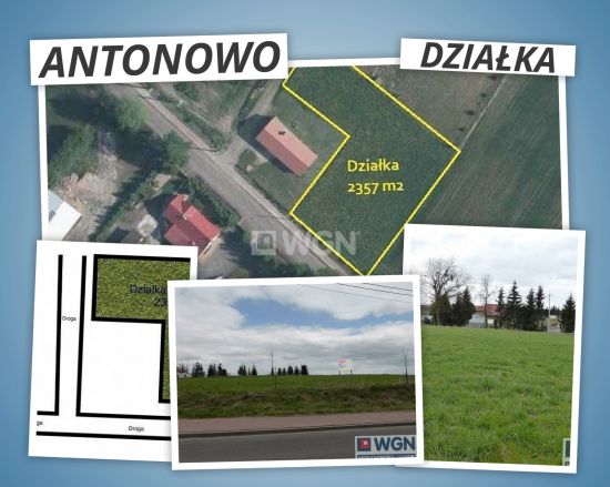 Na sprzedaż działka budowlana Antonowo